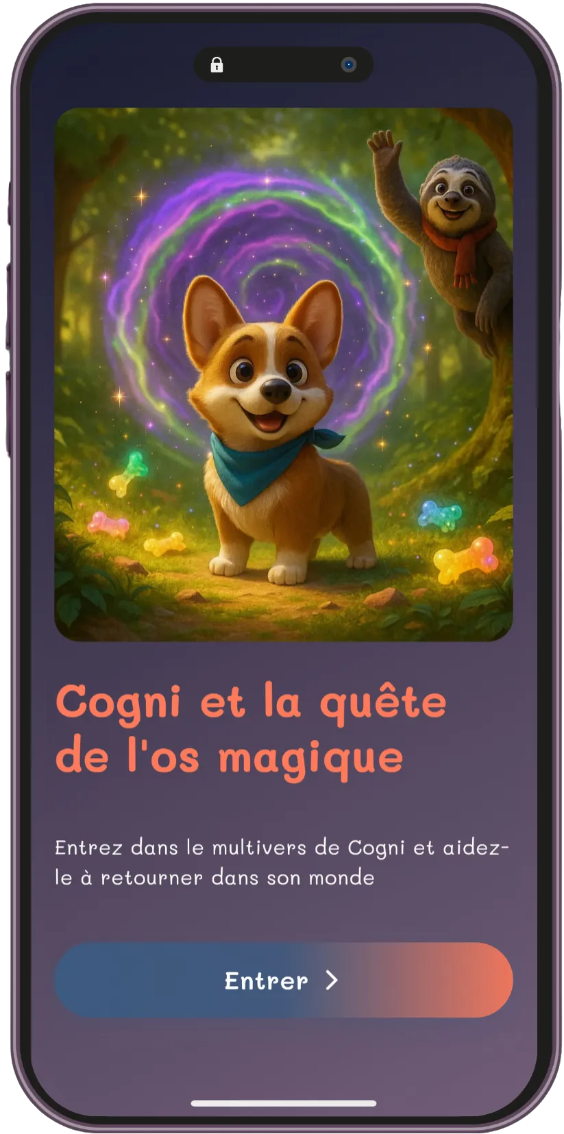 Cogni educational app interface